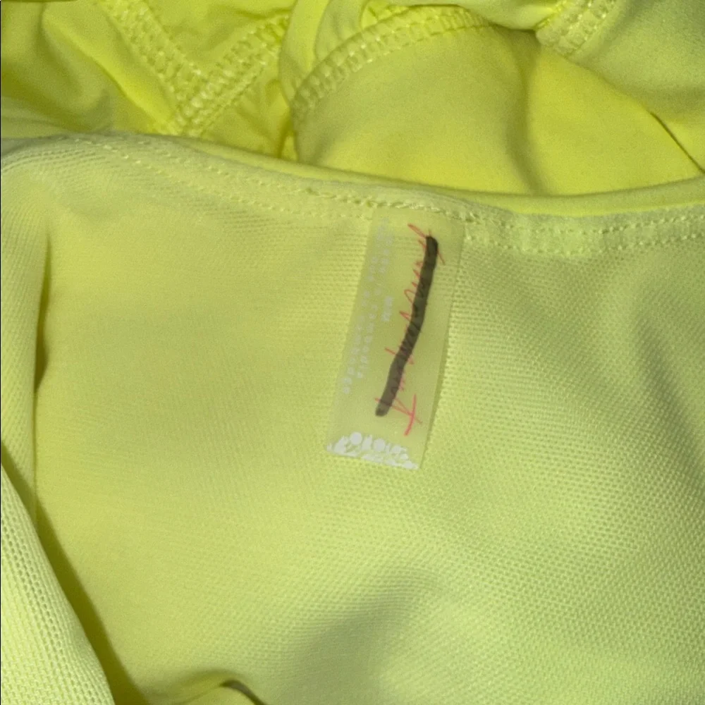 NWOT Free People Movement X Free People Righteous Runsie in Sour Citrus